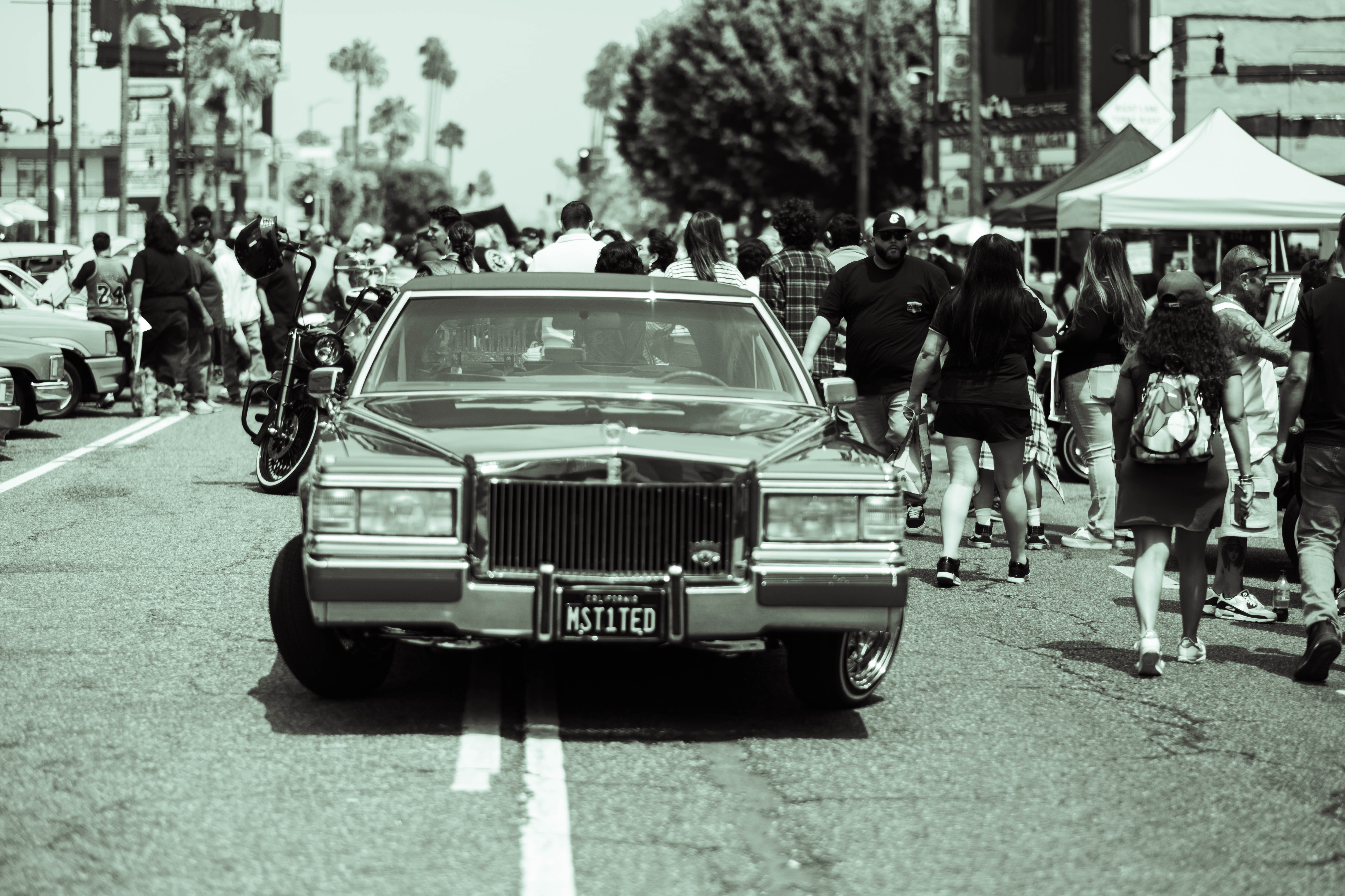 Classic car detail at the Hollywood Car Show